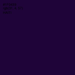 #1F0439 - Haiti Color Image