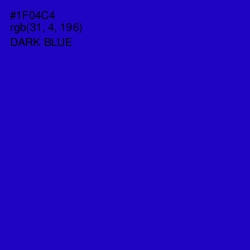 #1F04C4 - Dark Blue Color Image