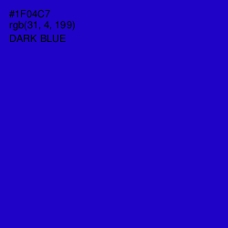 #1F04C7 - Dark Blue Color Image