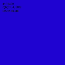 #1F04D1 - Dark Blue Color Image