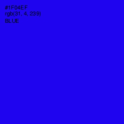 #1F04EF - Blue Color Image