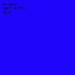 #1F06FB - Blue Color Image