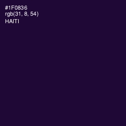 #1F0836 - Haiti Color Image