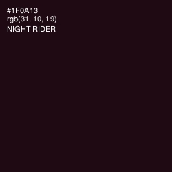 #1F0A13 - Night Rider Color Image
