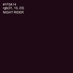 #1F0A14 - Night Rider Color Image