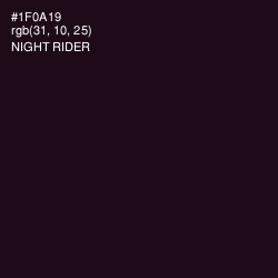 #1F0A19 - Night Rider Color Image