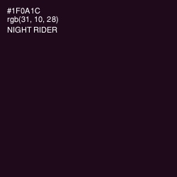#1F0A1C - Night Rider Color Image