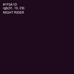 #1F0A1D - Night Rider Color Image