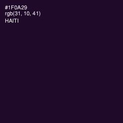 #1F0A29 - Haiti Color Image