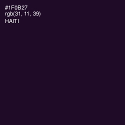 #1F0B27 - Haiti Color Image