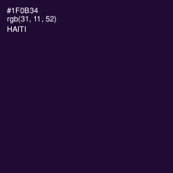 #1F0B34 - Haiti Color Image