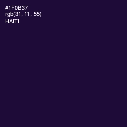 #1F0B37 - Haiti Color Image