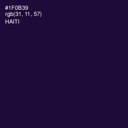 #1F0B39 - Haiti Color Image