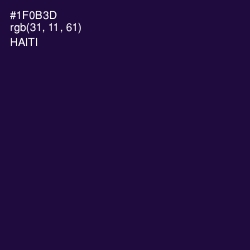 #1F0B3D - Haiti Color Image