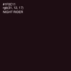 #1F0C11 - Night Rider Color Image