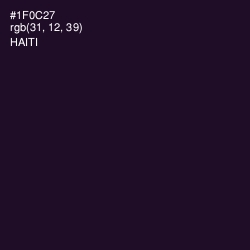 #1F0C27 - Haiti Color Image