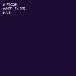 #1F0C35 - Haiti Color Image