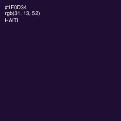 #1F0D34 - Haiti Color Image