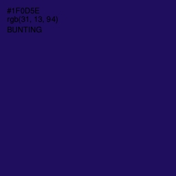 #1F0D5E - Bunting Color Image