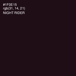 #1F0E15 - Night Rider Color Image