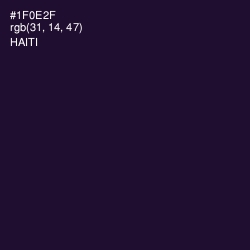 #1F0E2F - Haiti Color Image