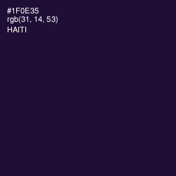 #1F0E35 - Haiti Color Image