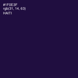 #1F0E3F - Haiti Color Image