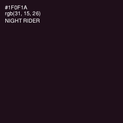 #1F0F1A - Night Rider Color Image