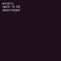 #1F0F1C - Night Rider Color Image