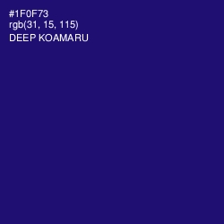 #1F0F73 - Deep Koamaru Color Image