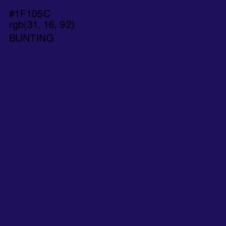 #1F105C - Bunting Color Image