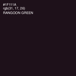 #1F111A - Rangoon Green Color Image