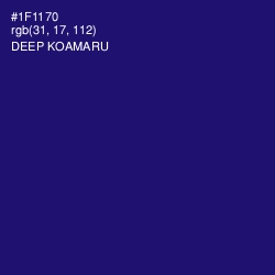 #1F1170 - Deep Koamaru Color Image