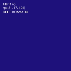 #1F117C - Deep Koamaru Color Image