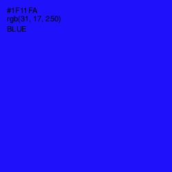 #1F11FA - Blue Color Image