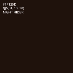 #1F120D - Night Rider Color Image
