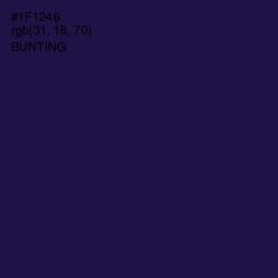 #1F1246 - Bunting Color Image