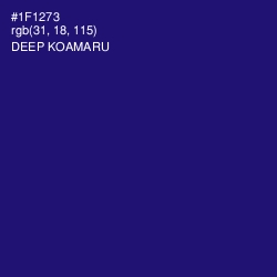 #1F1273 - Deep Koamaru Color Image