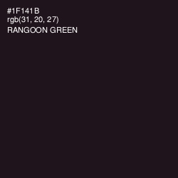 #1F141B - Rangoon Green Color Image