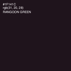 #1F141C - Rangoon Green Color Image