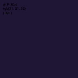 #1F1534 - Haiti Color Image