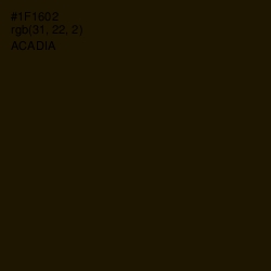 #1F1602 - Acadia Color Image
