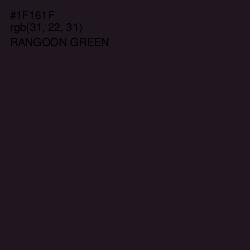 #1F161F - Rangoon Green Color Image