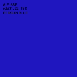 #1F16BF - Persian Blue Color Image