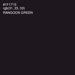 #1F171E - Rangoon Green Color Image