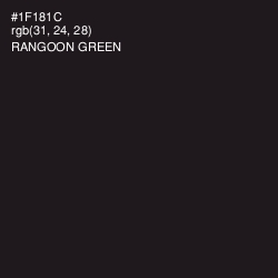 #1F181C - Rangoon Green Color Image