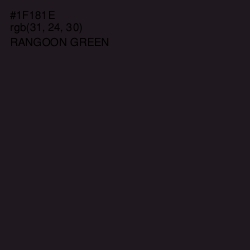 #1F181E - Rangoon Green Color Image