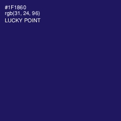 #1F1860 - Lucky Point Color Image