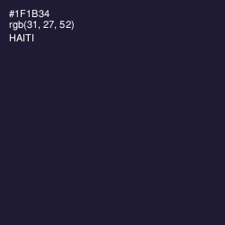 #1F1B34 - Haiti Color Image