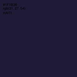 #1F1B36 - Haiti Color Image